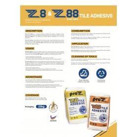 Z8 & Z88 Tile Adhesive